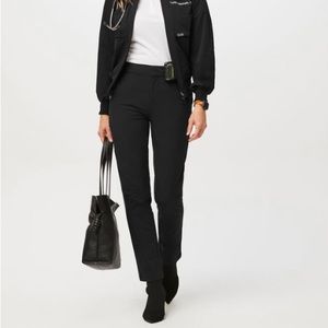 FIGS - FIGSPRO Skinny Zip Fly Trouser - Black - Size Small - Nylon + Spandex